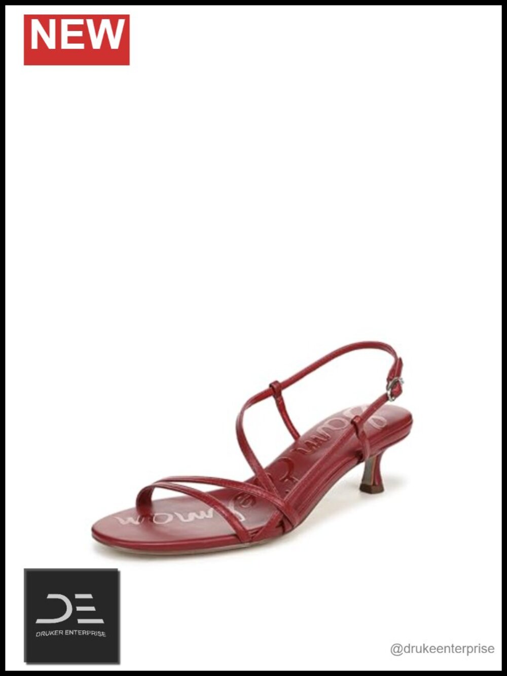Sam Edelman Cora Kitten Heel Sandals Women's Leather Dress Shoes